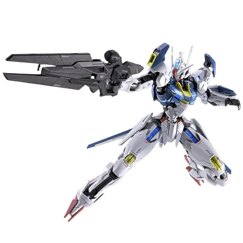 Bandai Genuine GUNDAM AERIAL [PERMET SCORE SIX] FM Anime Action Figure Robot Periphery Collectible Assembly Model Toys Children