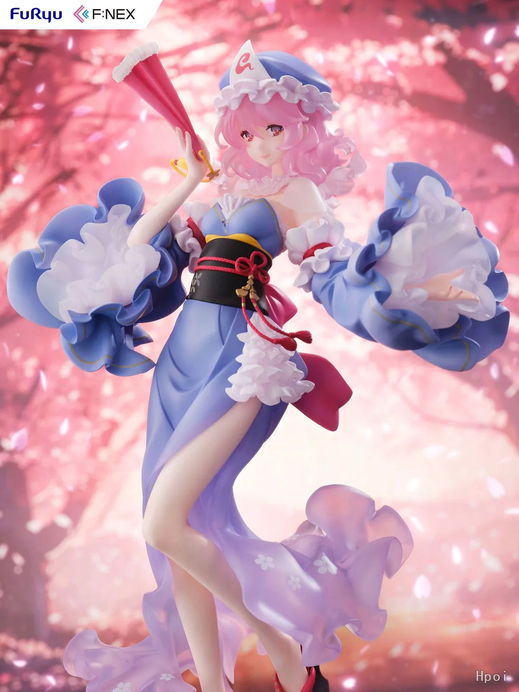 In Stock Original F:NEX Touhou Project Saigyouji Yuyuko 1/6 Scale Figure Ornament Collection