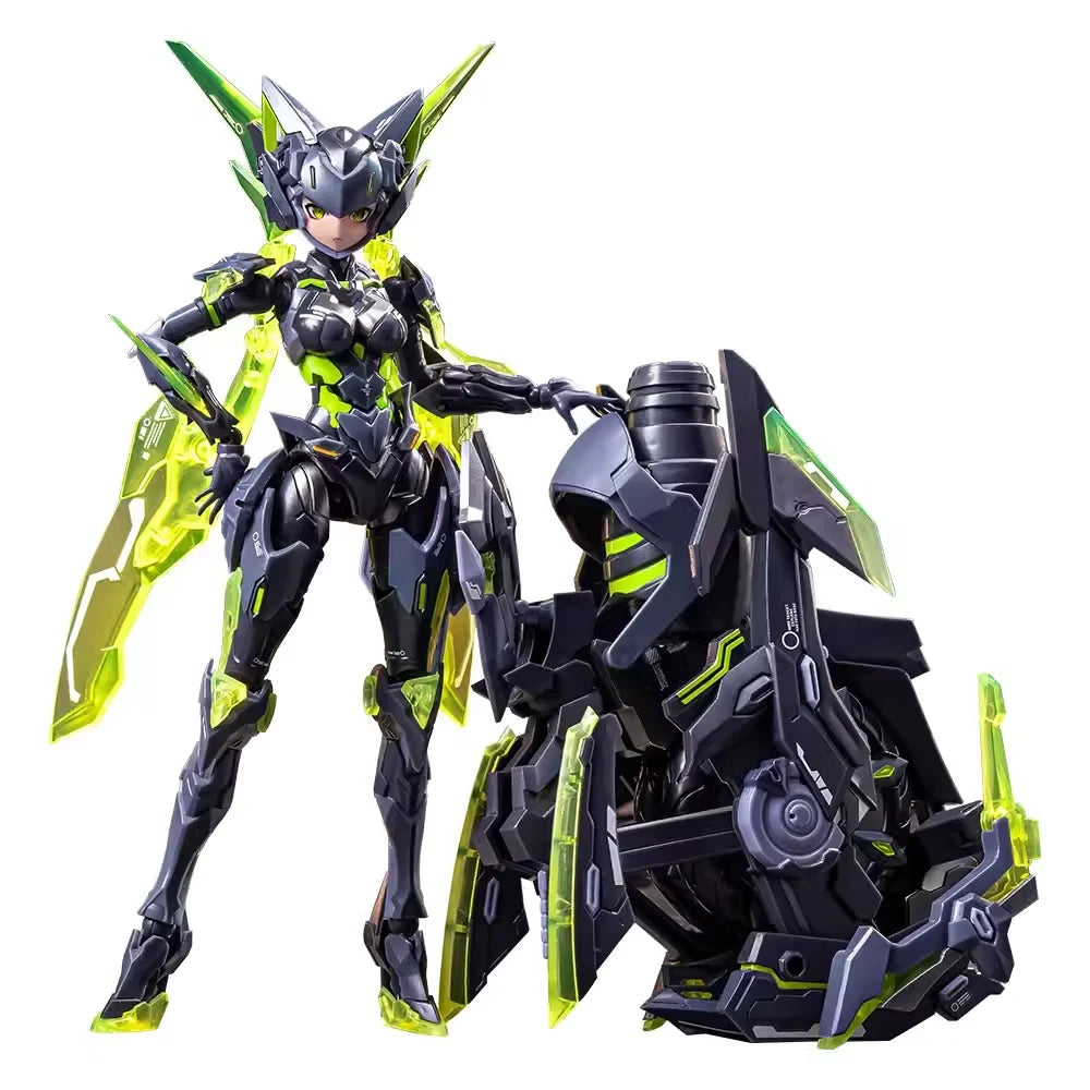 In Stock AniMester Nuclear Gold Reconstruction Sun Shanghai 1/12 Assembly Model Mobile Suit Girl Anime Action Figure Collection