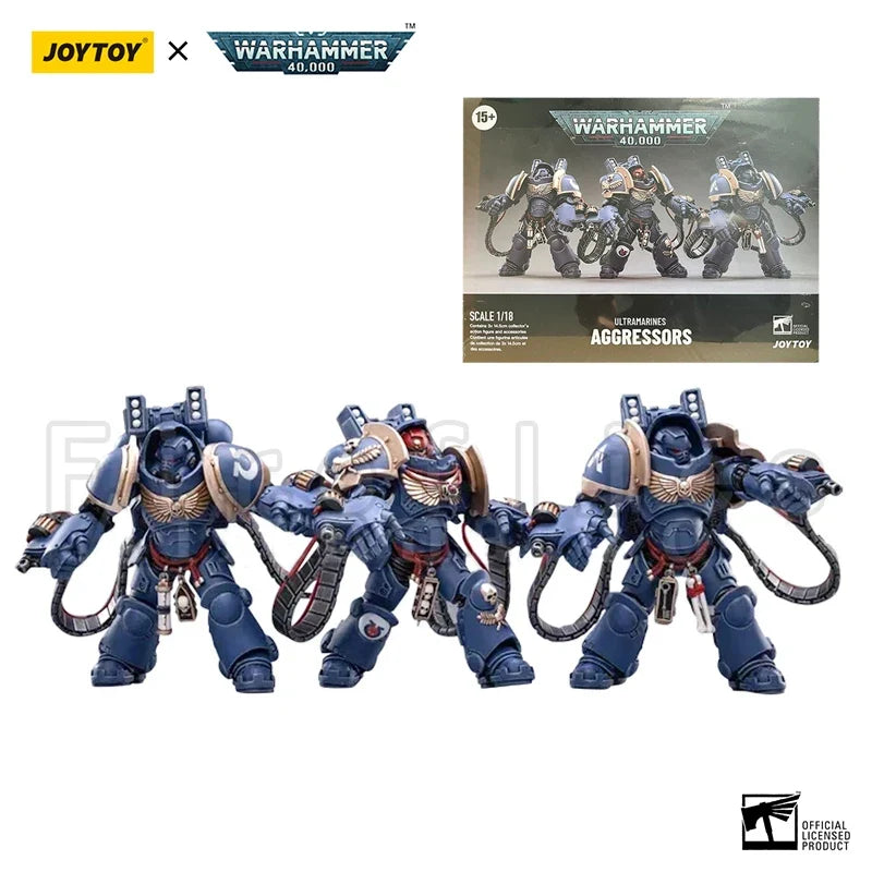 1/18 JOYTOY Action Figure (3PCS/SET) Aggressors Anime Collection Model Toy