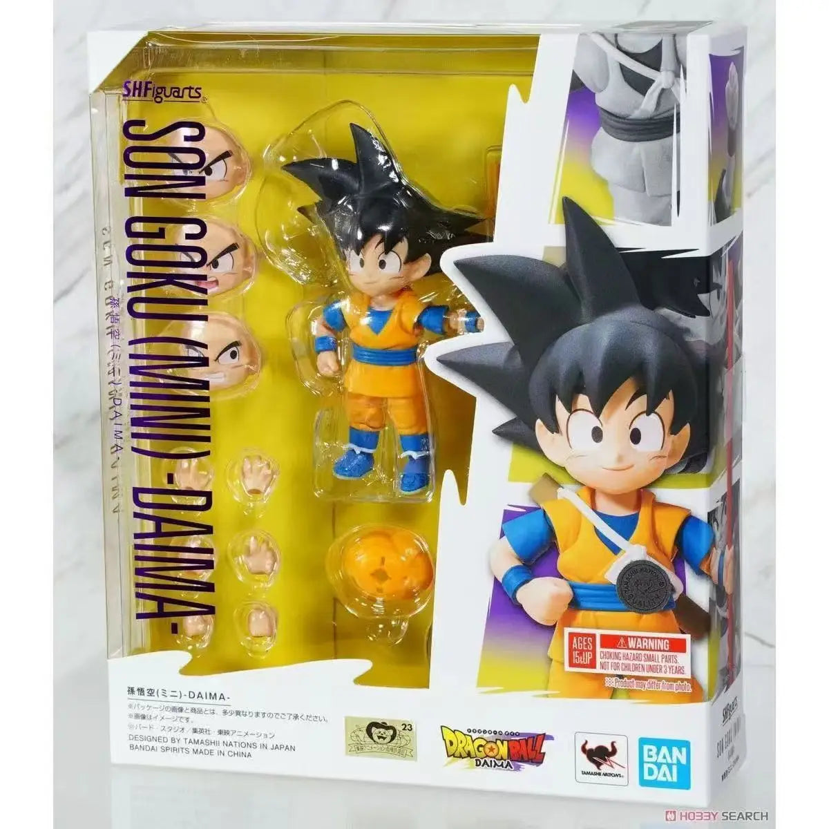 In Stock Bandai Original S.H.Figuarts DragonBall DAIMA Anime -SON GOKU (MINI) VEGETA (MINI) PICCOLO (MINI) Action Figures Toys