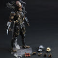 Play Arts Kai Predator Action Figure Replacement Parts Movable Hands Helmet Open Mouth Skull Accessories For Serious Collectors