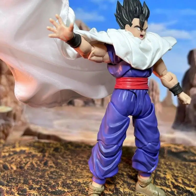 Dragon Ball Z Super Shf Series Anime Piccolo Give Son Gohan Cloak Handmade Clothing Suitable for 1/12 Size Movable Humanoid
