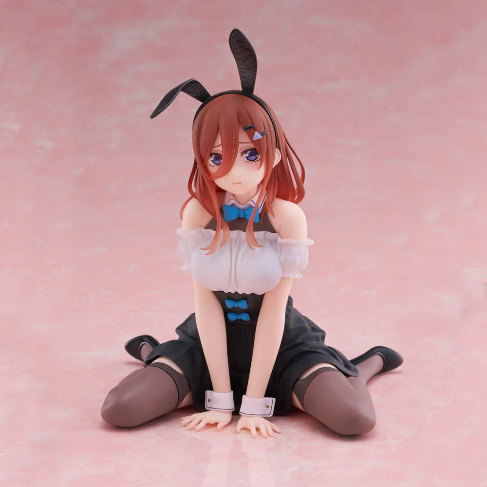 Yotsuba Anime Kawaii Nakano Nino Figurine The Quintessential Quintuplets Cat Nakano Miku action figure PVC Collection Toys Gifts