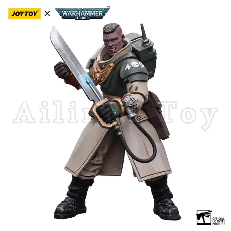 JOYTOY 1/18 Action Figure 40K Cadian Command Squad Anime Military Model Toy