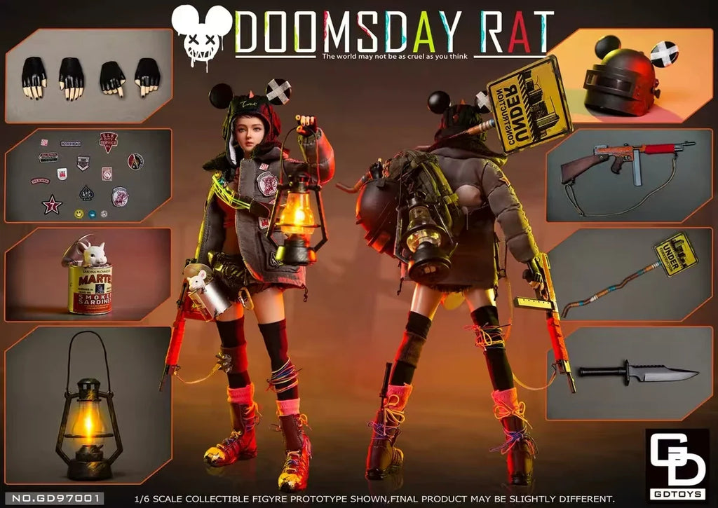 【MT】Original GDTOYS GD97001 SDAY RAT 1/6 SCALE COLLECTIBLE FIGUR PROTOTYP GEZEIGT