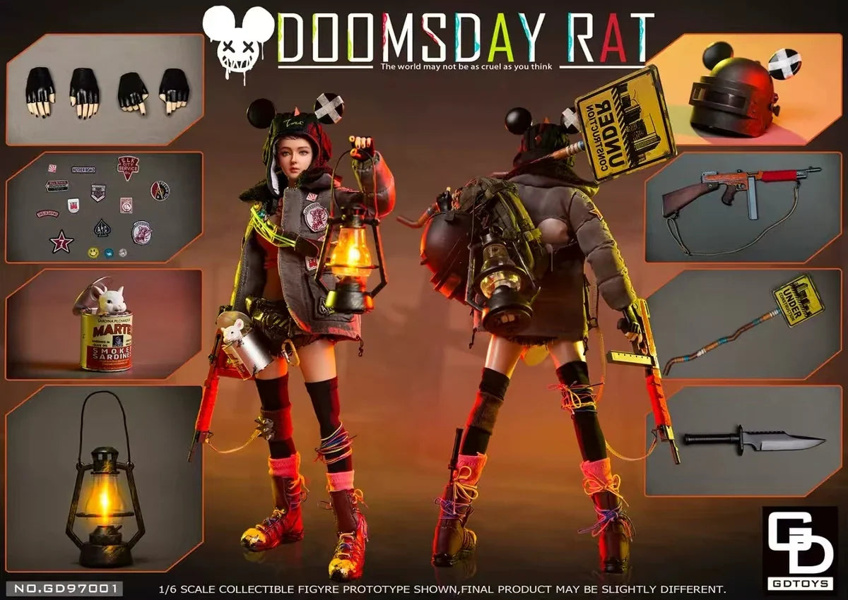 【MT】Original GDTOYS GD97001 SDAY RAT 1/6 SCALE COLLECTIBLE FIGUR PROTOTYP GEZEIGT