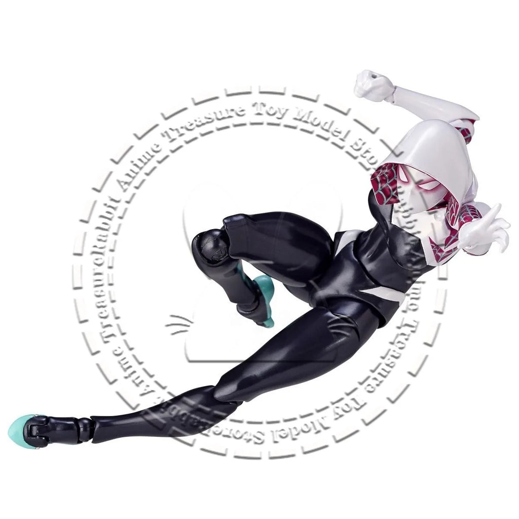 In Stock Original Genuine Kaiyodo Figure Amazing Yamaguchi 004 Spider-Gwen Marvel Articulated Collectible Toy Gift