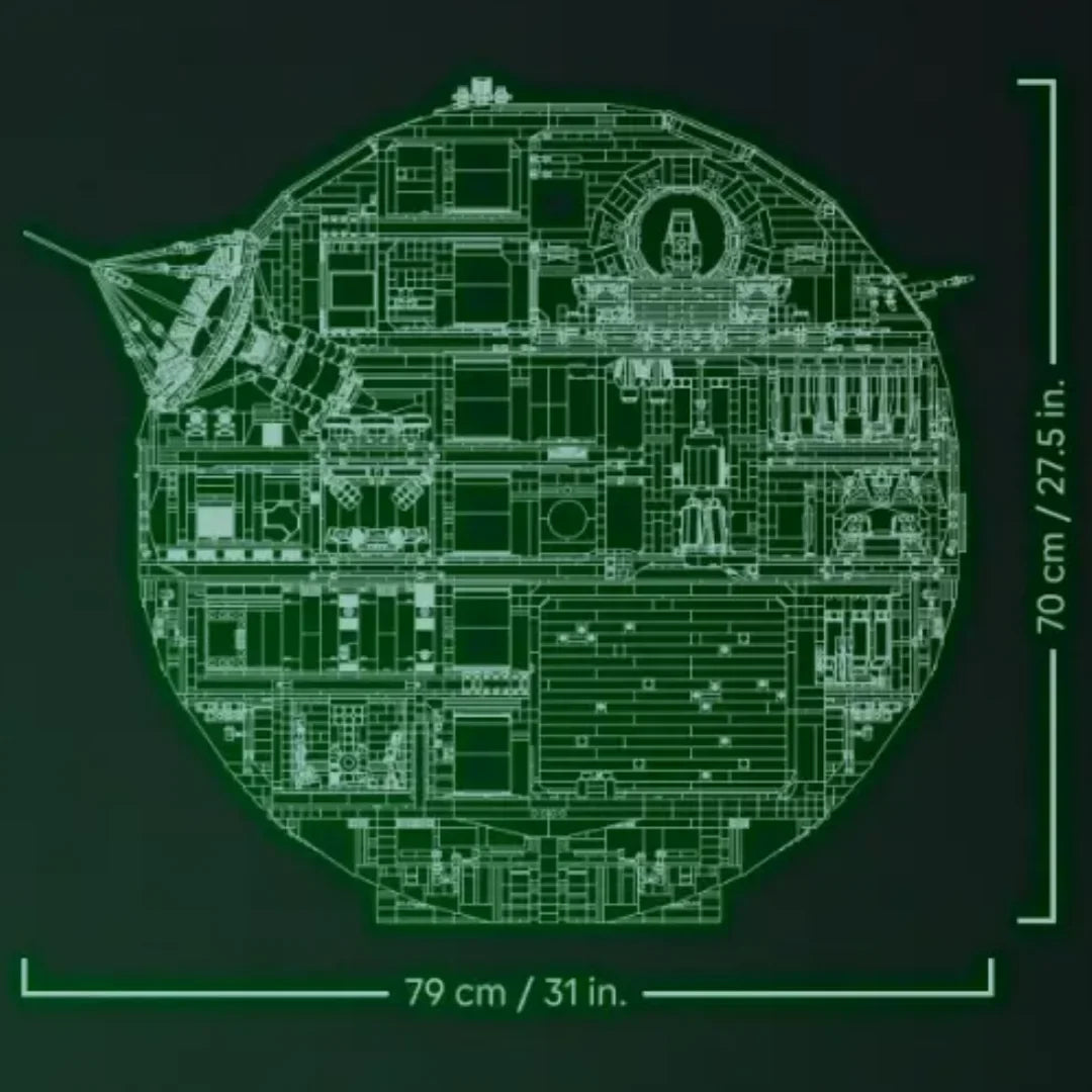 Advanced Premium 75419 Death Star Building Blocks Disney Wars UCS Series 9023pcs Assembly Toy Collectible Decoration for Fans