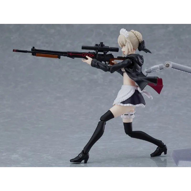 Max Factory Figma EX-057 Saber Alter Rider - 145mm Movable Doll, PVC/ABS Material, All-Ages Action Figurine for Collectors