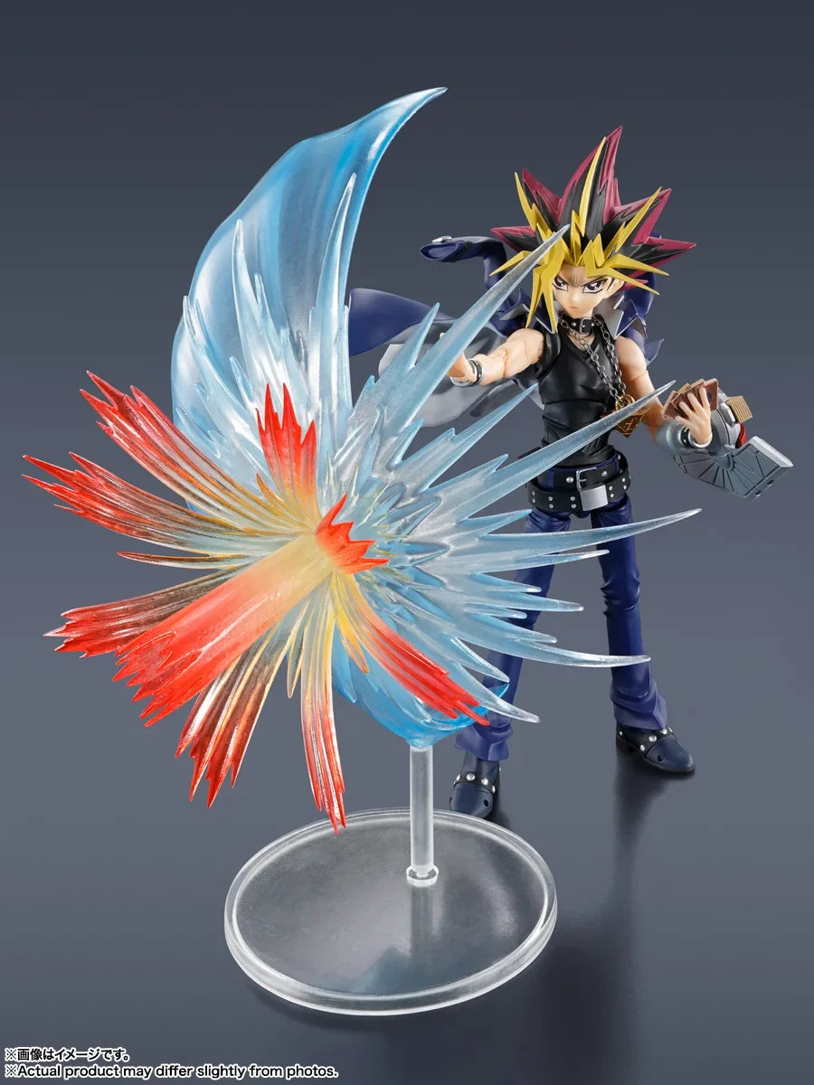 In Stock Original Bandai Sh Figuarts Shf Yami Yugi Yu-gi-oh! Duel Monsters Action Figures Anime Model Toys Figures Collection