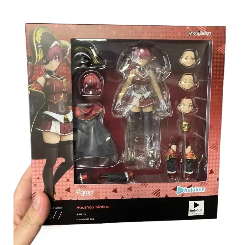 In Stock Original Max Factory Figma 577 Houshou Marine PVC Anime Action Figures Model Toys Gifts Collection