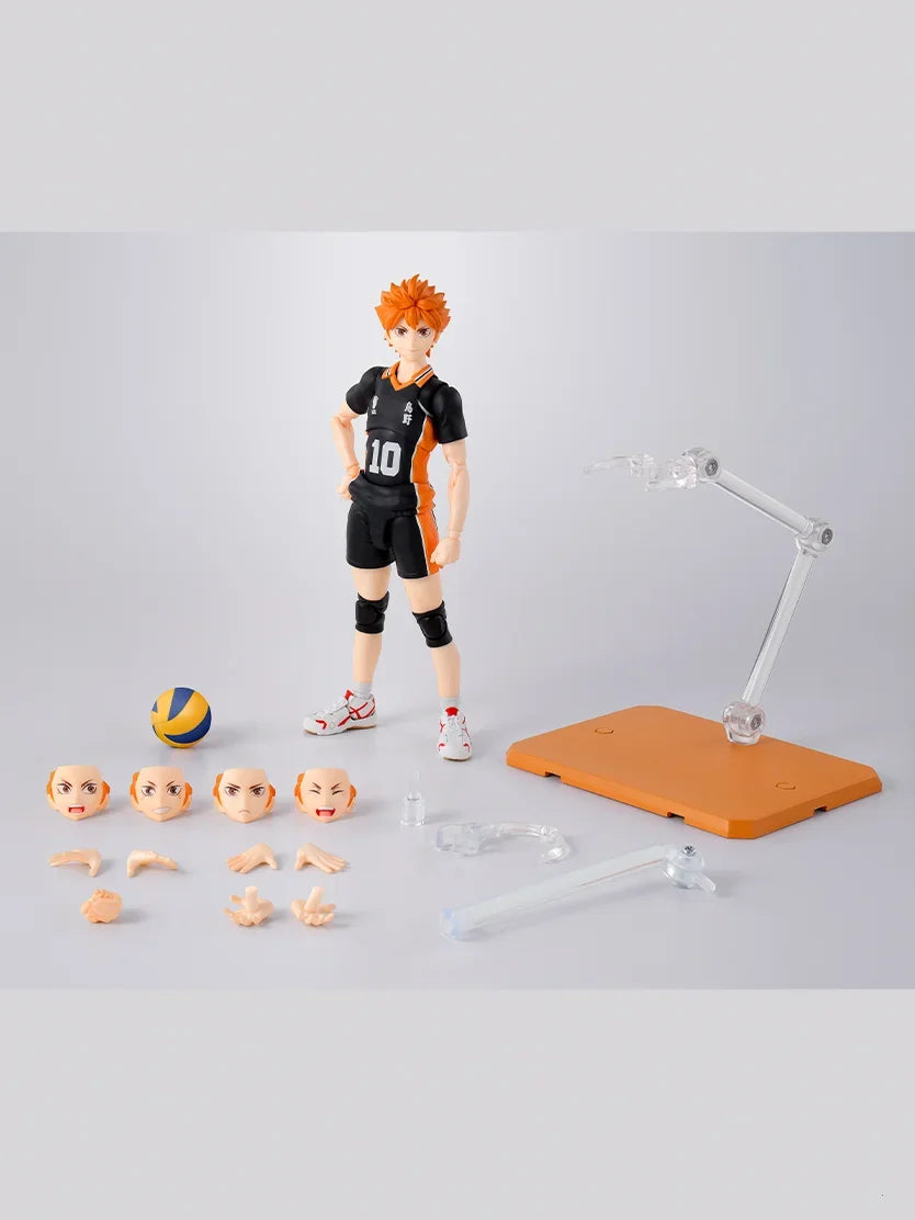 Original BANDAI S.H.Figuarts Shoyo Hinata Haikyu!! Anime Figure Toys Action Figurine PVC Model Collection