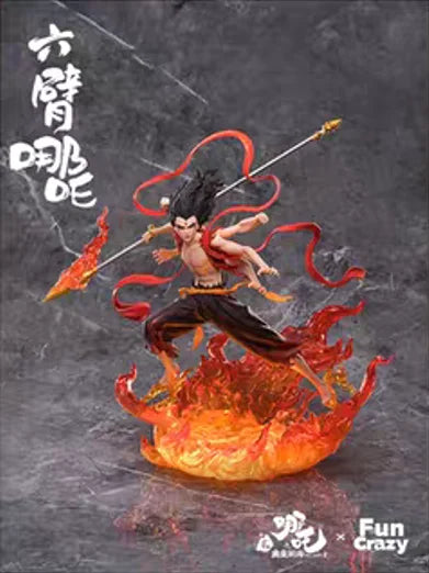 【MT】FunCrazy Ne Zha 2 Nezha with Six Arms 1/7 Scale Figure Toy Model Collection