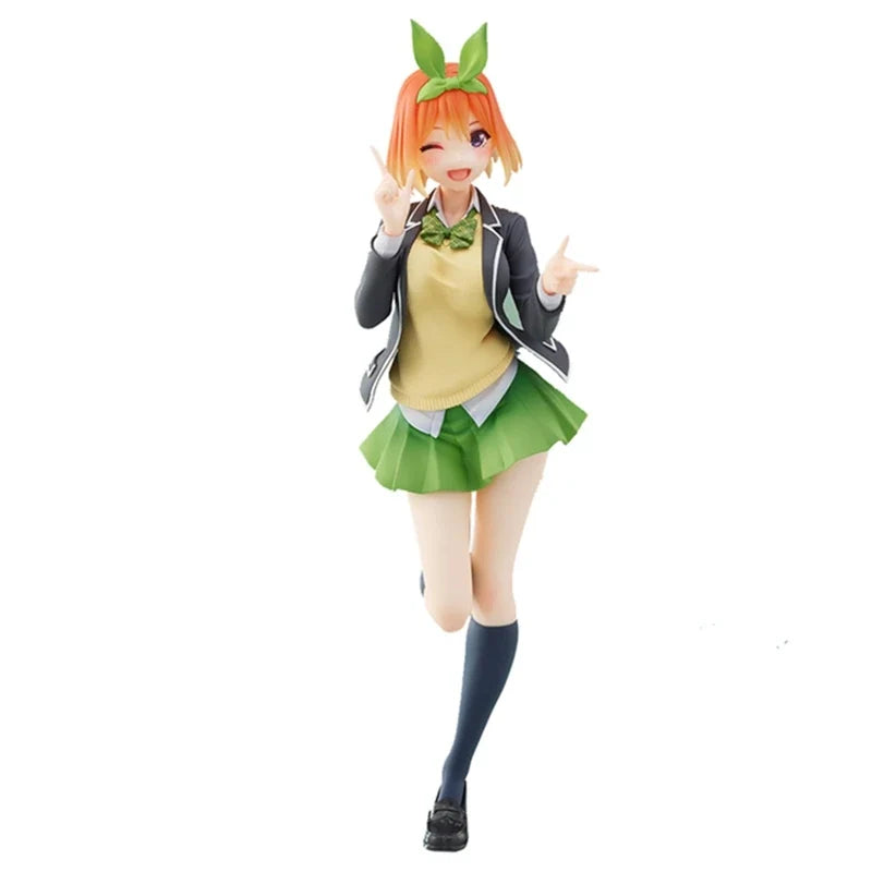 Anime Nino Figure 20CM Black Jacket College Uniform The Quintessential Quintuplets Standding Model Dolls Toy Gift PVC Material