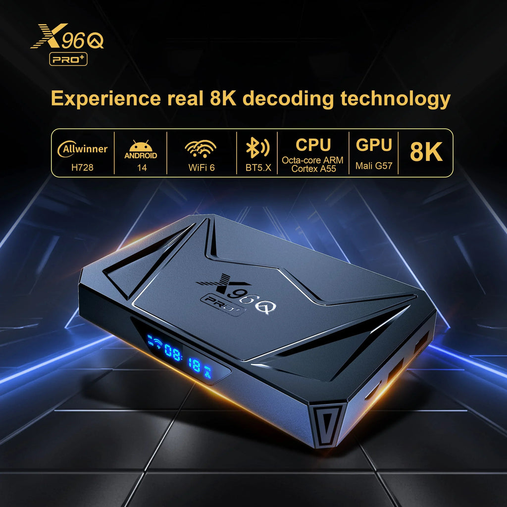 Android TV BOX Allwinner H728 TV Box 8K Octa Core 1000M Lan Support 4K 8K Video Streaming TV Box Media Player Set Top Box