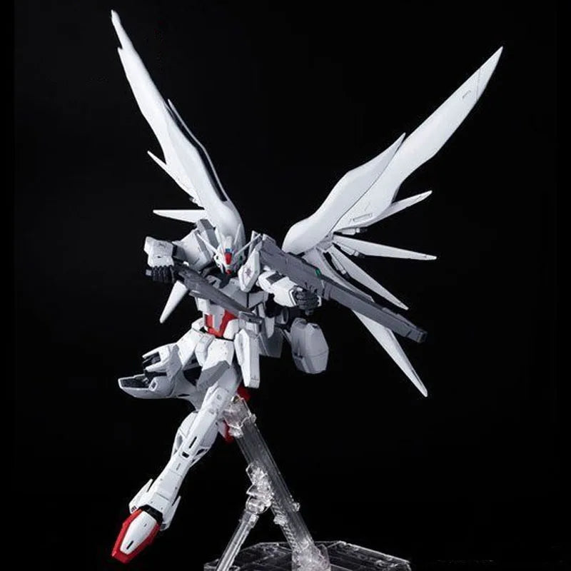 Bandai Original MG Impulse Gundam Blanche ZGMF-X56S 1/00 Anime Action Figure Assembly Model Toys Gifts For Children GUNDAM