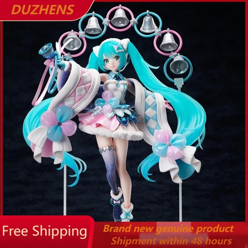 In stock Genuine MIKU Magical Mirai 2020 22.5cm PVC Action Figure Anime Figure Model Toys Figure Collection Doll Gift