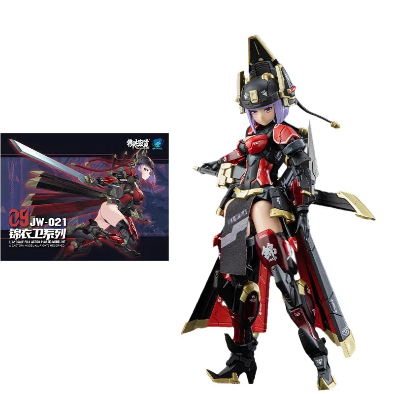 Original ATKGIRL JW-021 Jin Yiwei Mobile Suit Girl Anime Action Figure Assembly Model Toys Collectible Model Gifts for Children