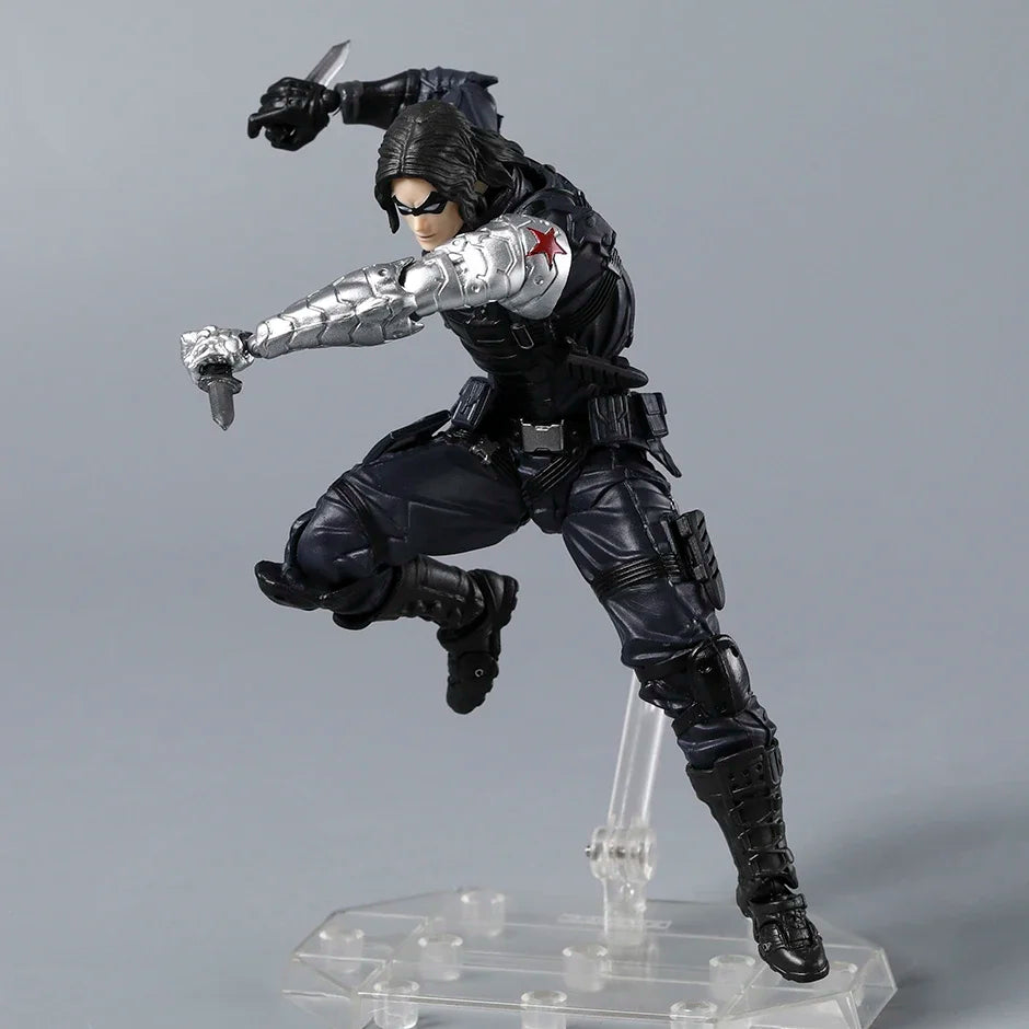 Amazing Yamaguchi Winter Soldier Revoltech Kaiyodo PVC Action Figure Model Toy Colletible Figurine
