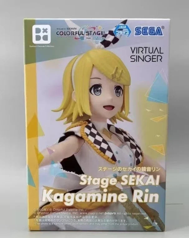 Genuine Sega Hatsune Miku: Colorful Stage! DDC Meiko Kaito Megurine Luka Kagamine Len Kagamine Rin Original Anime Figure Model