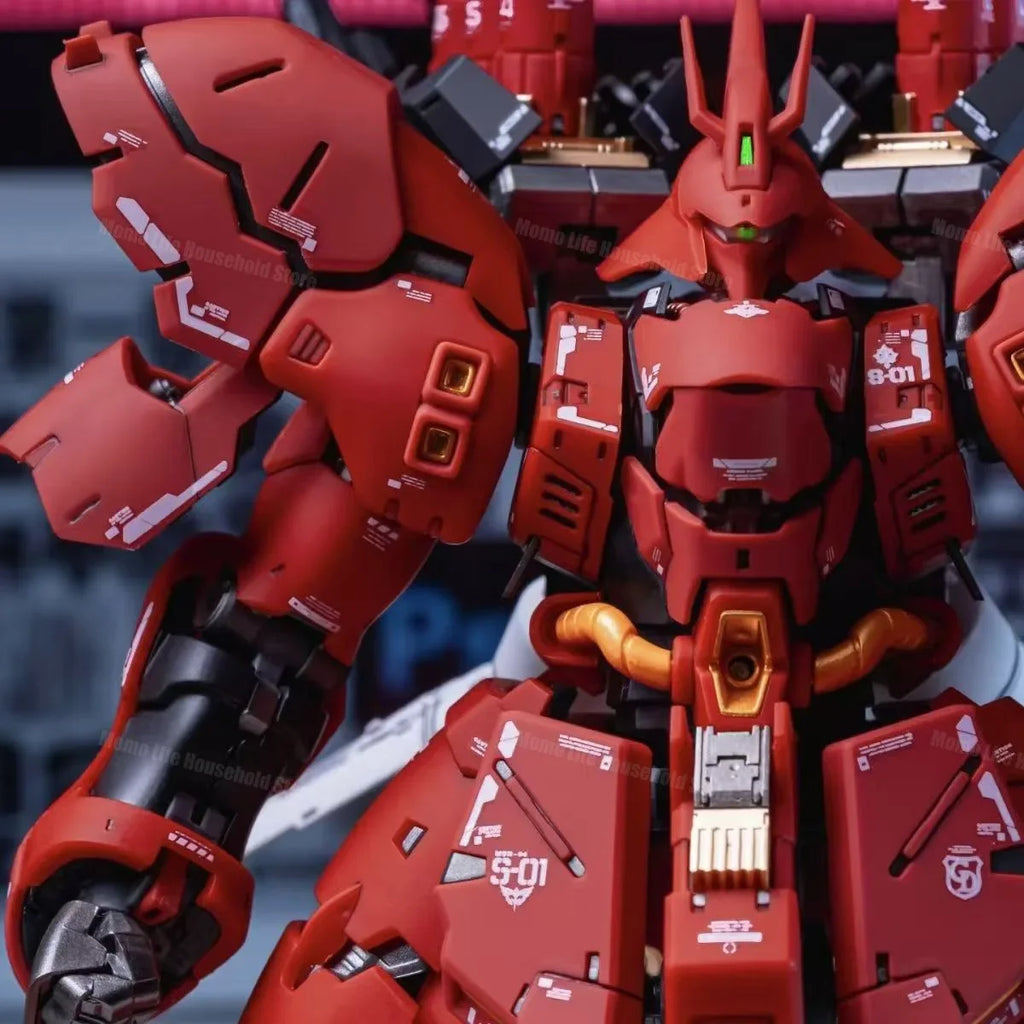 In Stock GAOGAO Model RG 1/144 MSN-04 Sazabi Assembly Model Kits Plastic skeleton Anime Action Figure Robot Plastic Model Toys