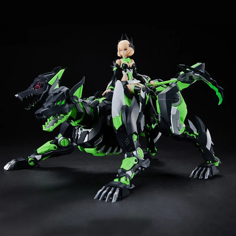 SIN-04 Envy 1/10 17cm Mecha Girl Plastic Model Kit Painted Movable Assembly Model Scythe Two-Headed Dog Action Figure Toy Gifts
