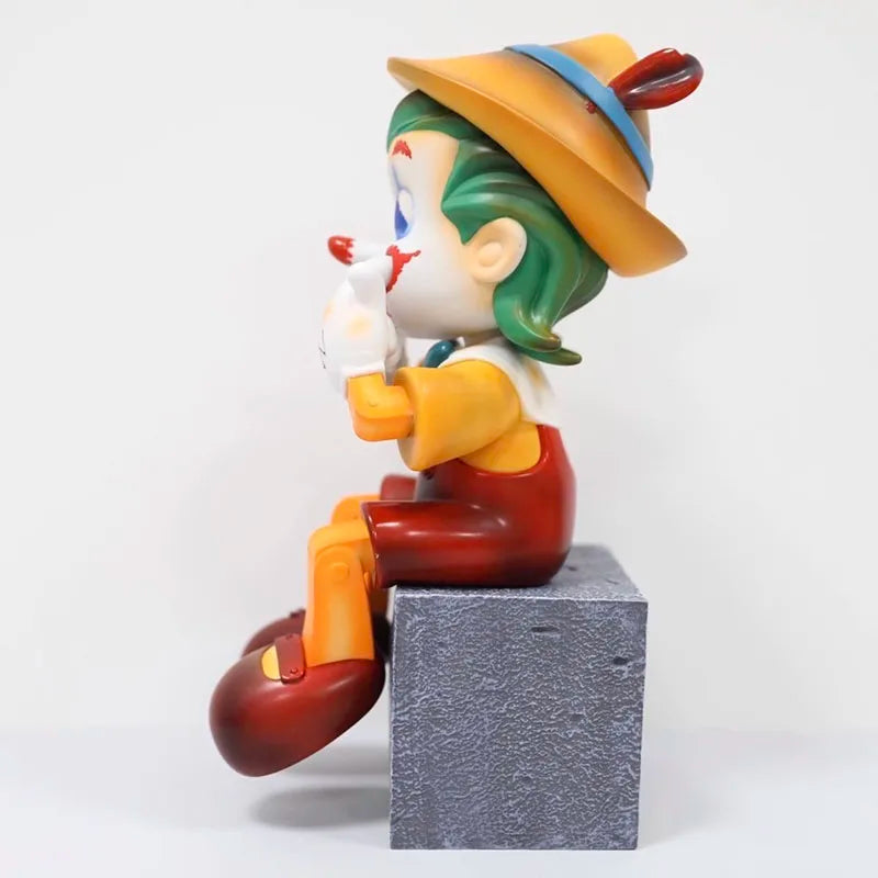 Pinocchio Figure 30cm The Joker Action Figuras Suicide Squad Manga Figurine Anime PVC Collection Model Doll Toys Gift for Kids