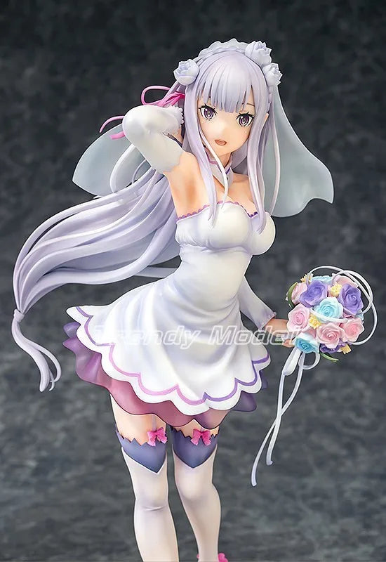 In Stock Original Phat! Re: ZERO - Starting Life in Another World Emilia 1/7 Action Figure Model Figures Toys Gifts Collection