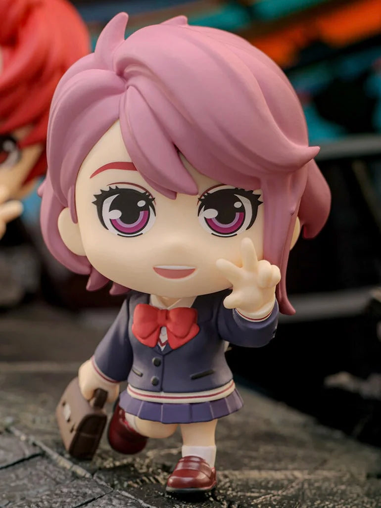 In Stock Original Hot Toys Dandadan Mini Figures Cosbi Collection Chibi Anime Figure Okarun Momo Speed Granny Cute Model Gifts