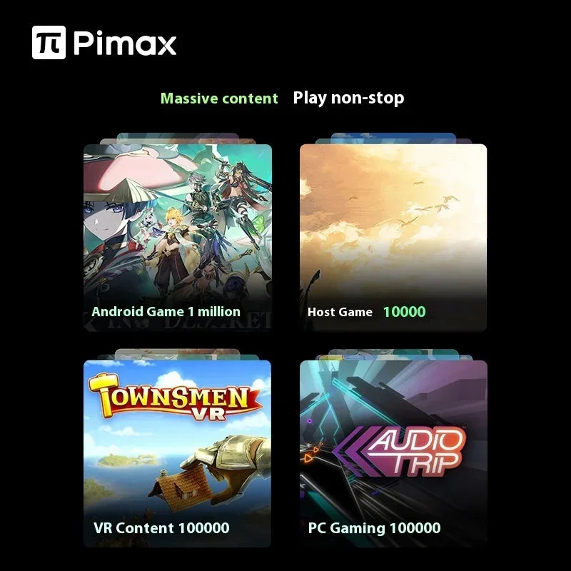 Pimax Portal Handheld Game Console SnapDragon XR2 LCD 5.5Inch Screen 3840*2160 4K Resolution BT5.1 Android Pocket Game Consoles