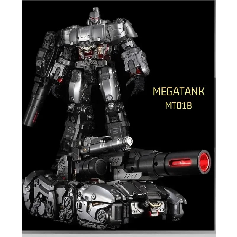 In StockTransformation MEGATANK MT-01B MT01B Tank Might Dictator  Robot Alloy Edition Action Figure