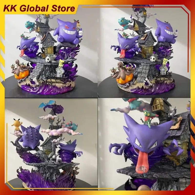 31cm New Pokemon Gengar Anime Figure Peripheral PVC Model Desktop Decoration Cute Ornaments Birthday Kids Birthday Gifts Toys