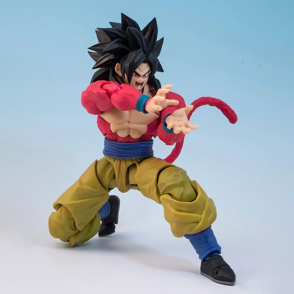 Super Ssj4 Figuras Dragon Ball Z Son Goku Action Figure Toys Anime Saiyan 4 Figurine 16cm Collection Movable Model Children Gift