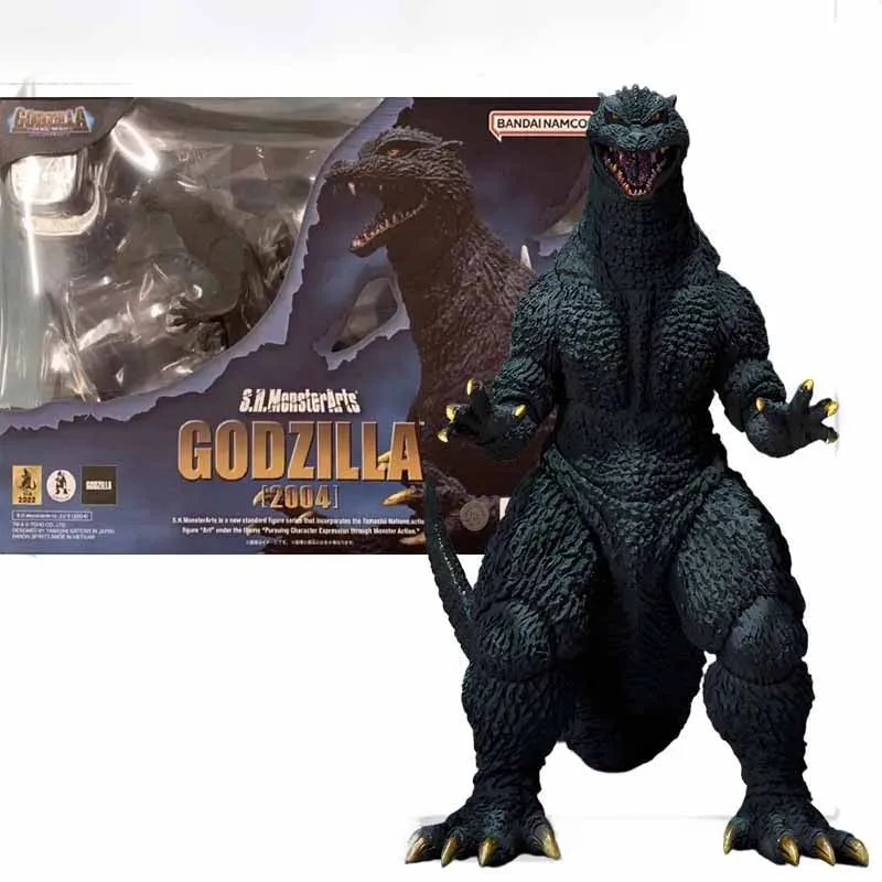 Bandai Original SHM Anime Figure GODZILLA 2004 Action Figure Toys For Boys /Girls /Kids /Christmas Gift
