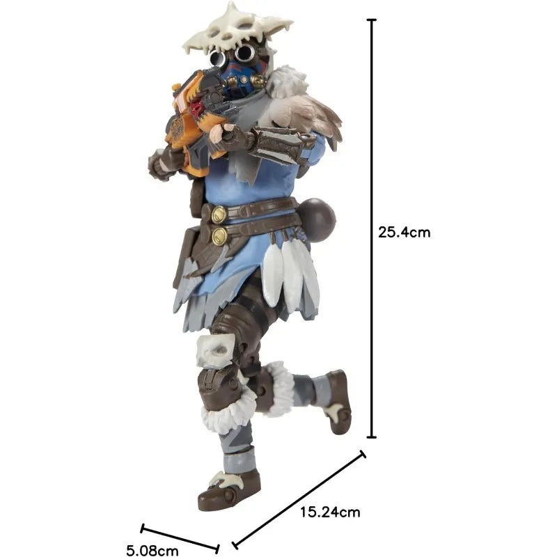 15cm Electronic Arts Apex Legends Pathfinder Action Figure with Crash Test Rare Skin,Bloodhound Collectible Action Figure