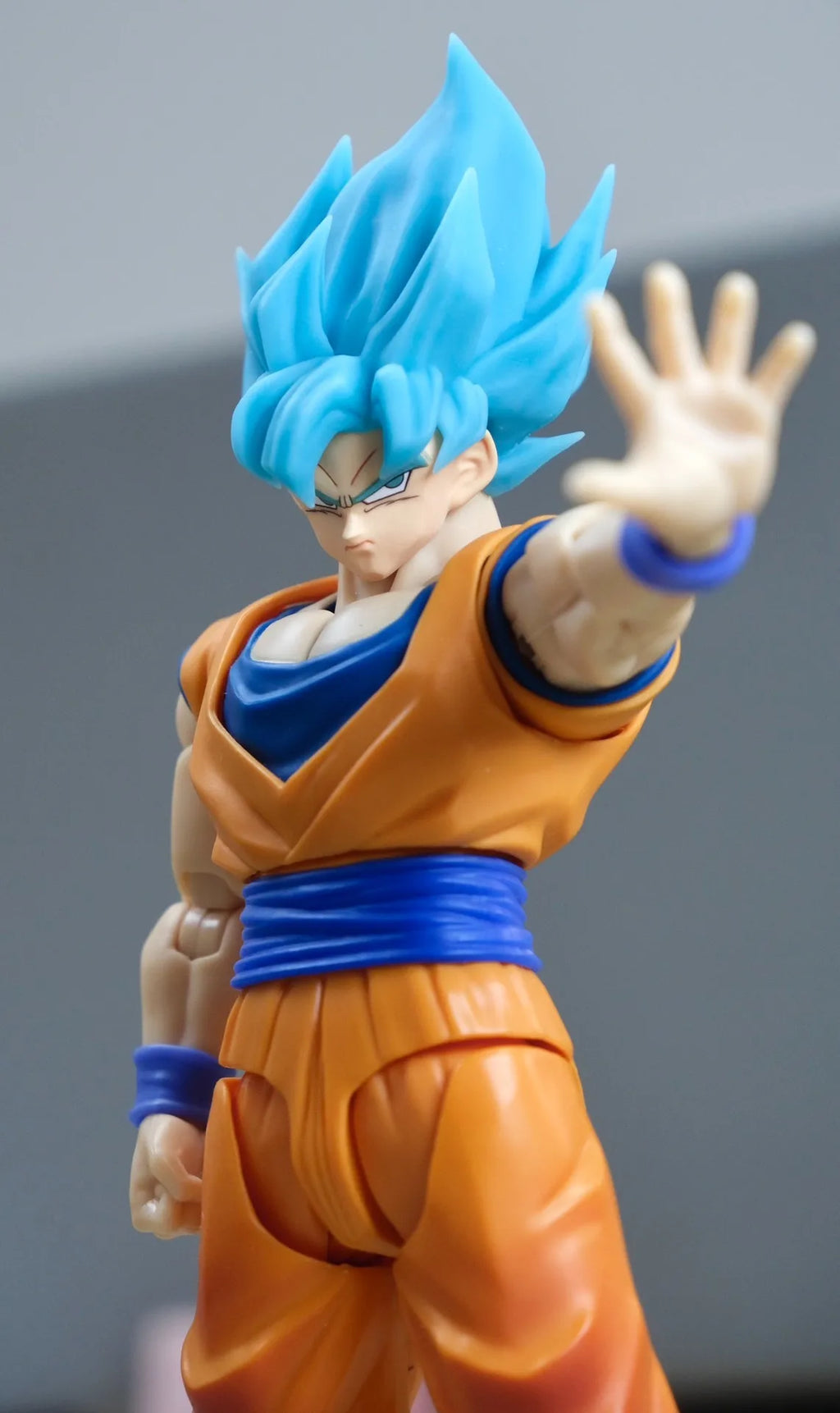 Nono Dragon Ball Z Shf Super Saiyan Action Figure Blue Son Goku Head Model  Collectible Anime Toys Accessory Gift