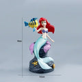 Disney The Little Mermaid Ariel Princess Action Figure Kids Toys Anime Situational Model Dolls Collection Room Car Decoration