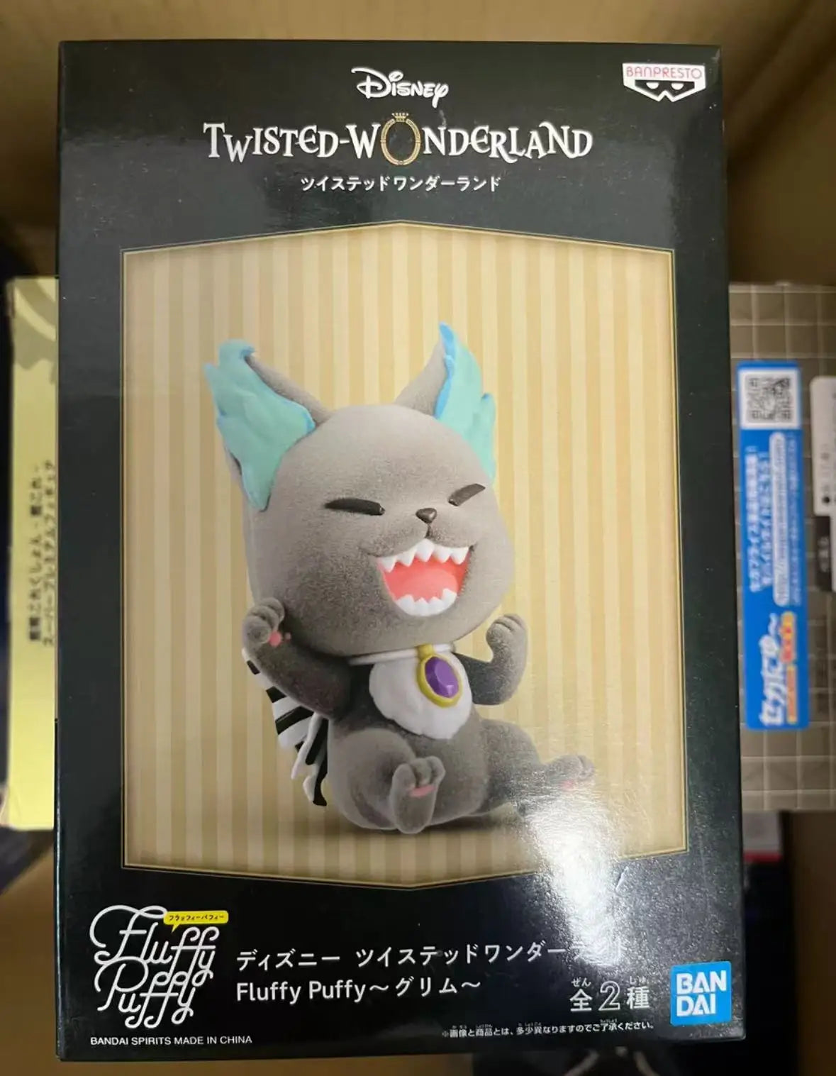 Genuine Bandai Q posket Series Disney Twisted Leona Jack Ruggie Wonderland Azul Ashengrotto Collectible Model Toys Gift