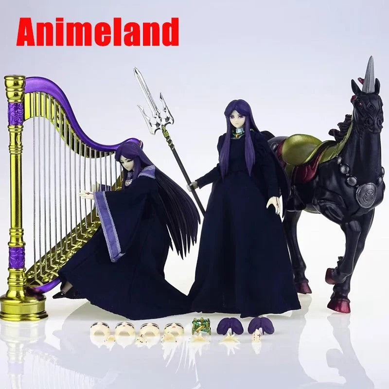 JM.MST Saint Seiya Myth Cloth EX Pandora With Harp 2 Body/Dress/Armor Black Horse Hades Knights of the Zodiac Action Figure