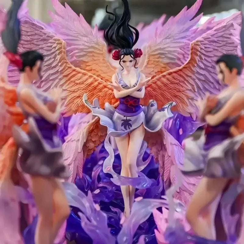 In Stock JT Toys One Piece Action Anime Figure Figurine Nico Robin 6 Wings 2 Heads Version Ornament Collectible Model Gift Toys
