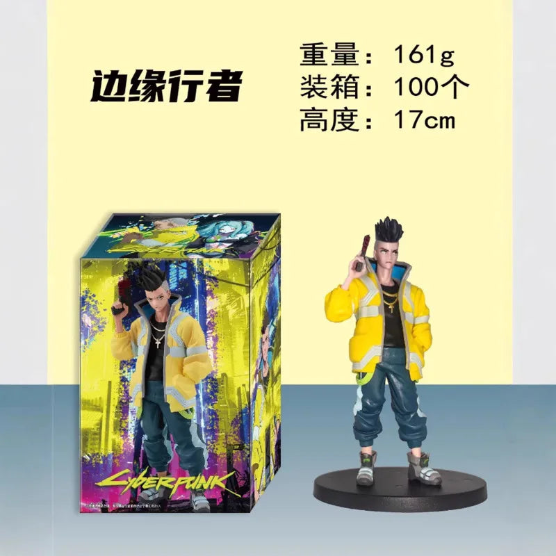 Cyberpunk Edgerunners Lucy David Rebecca Anime Figure Model Collectible Art Toy For Desktop Bookshelf Decoration Anime