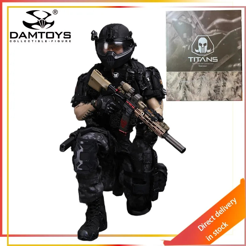 DAMTOYS Genuine Product GHOST SERIES SF001 Special Operations Center Titan Frank Action Figure Model Toys Movable Mode