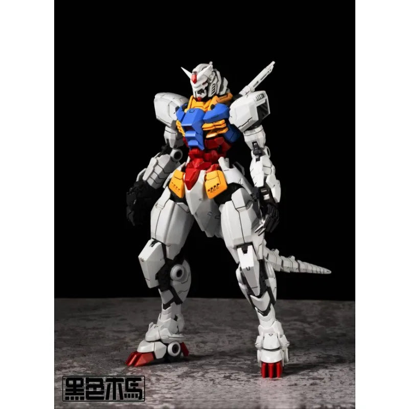 Black Trojan MG 1/100 Transformation Steel Wire Double Antenna Style RX-78-2 Unicorn Figures Assembled Model Mecha Toy gifts