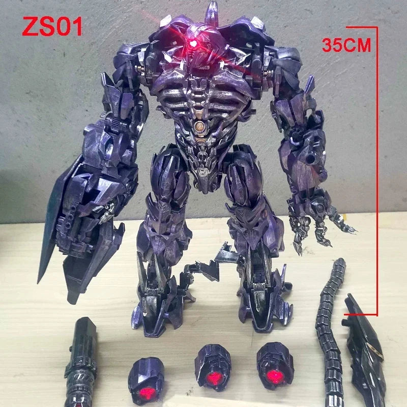 Oversize Toys Deformation Action Figure Zeus Magic Shockwave ZS01 Transformation Robot With BOX