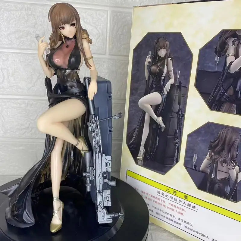24cm Wonderful Works Girl Frontline Gd Dsr-50 Highest Bid Anime Beautiful Girl Statue Model Handmade Decorations