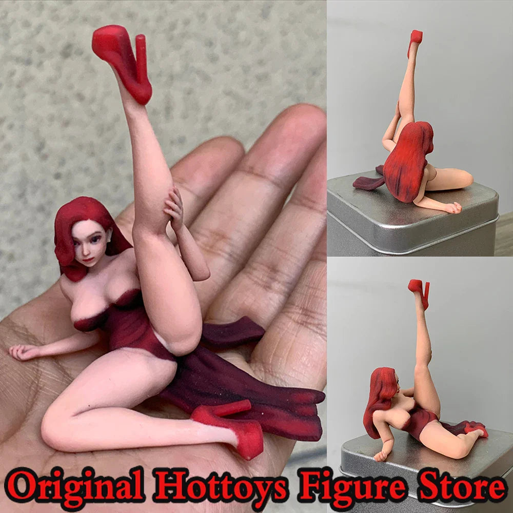 Auf Lager 1/16 Maßstab Frauen Soldatin Süßer Hasen Lady Mini Art Skulptur Komplettes Set Ca. 7,6 cm Actionfigur Modellpuppen Sammlung