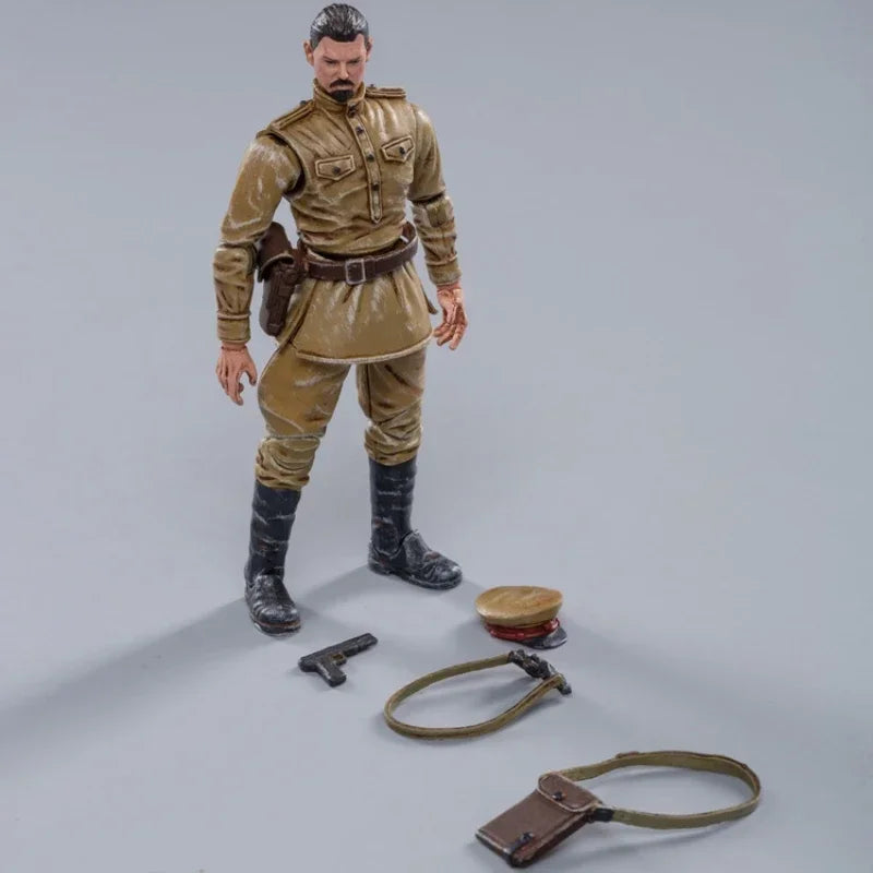 Auf Lager JOYTOY 1/18 Sowjetischer Offizier Sammler-Actionfigur montierbar Modellbausatz Spielzeug Geschenk