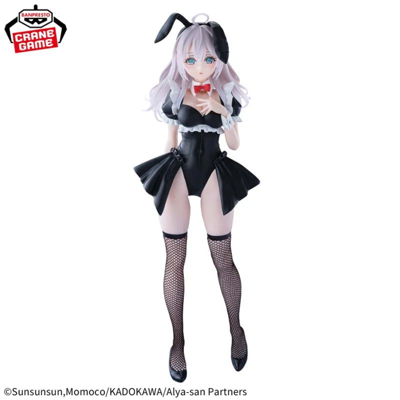 [Original Genuine] Bandai Banpresto Alya Sometimes Hides Her Feelings In Russian Glitter&glamours Bunny Ver Figure Model Toys