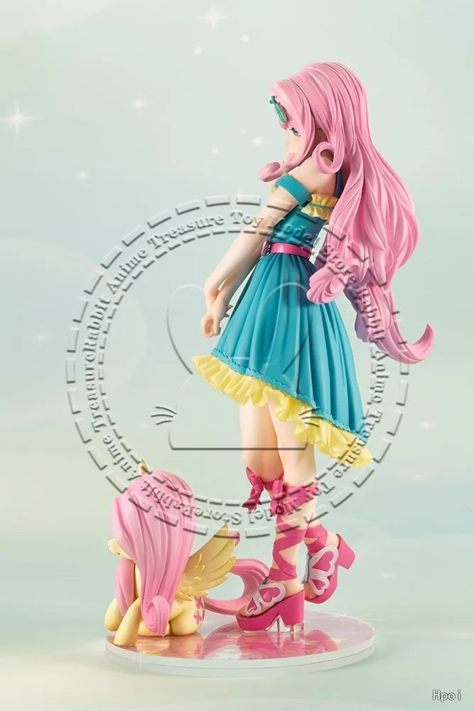 In Stock Original Genuine Kotobukiya Bishoujo Series MY LITTLE PONY Fluttershy Scale Figure Collectible Anime Statue